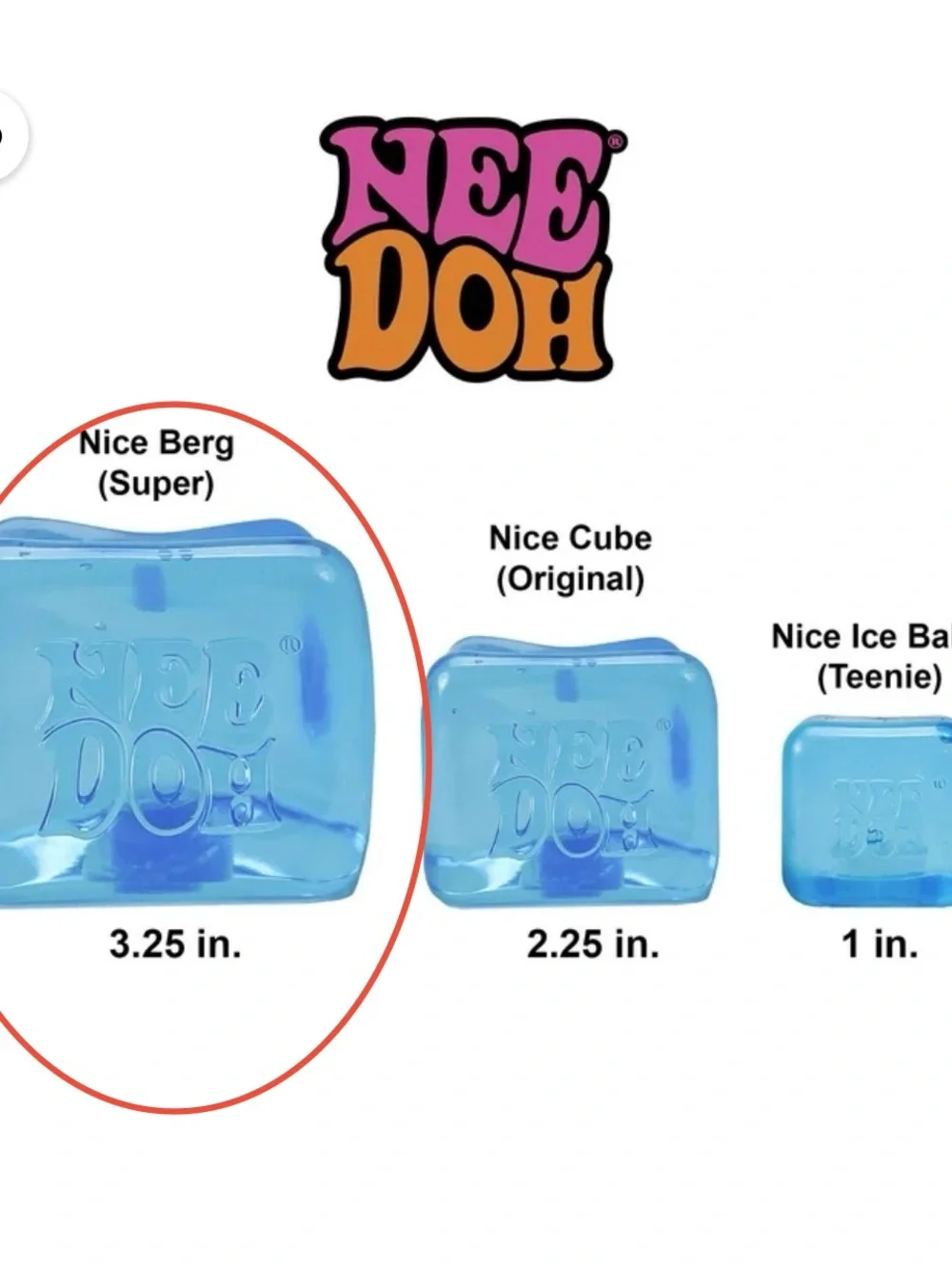 Authentic Original Needoh Blue (Super Size)